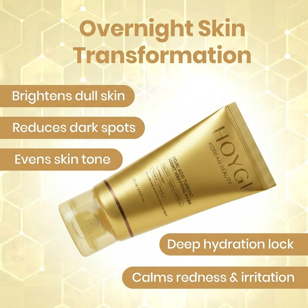 Korean Kojic Acid Turmeric Wrapping Mask