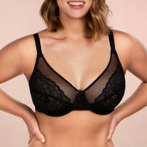 (Cardi B recommends)Enchante Unlined Non-padded Lace Underwire Bra