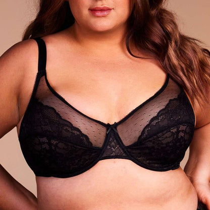 (Cardi B recommends)Enchante Unlined Non-padded Lace Underwire Bra