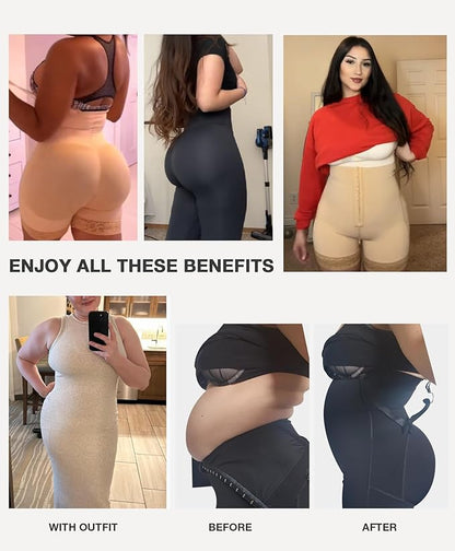 Tummy Control Postpartum Body Shaper Butt Lifter Bodysuit