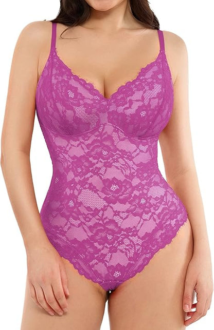 Sexy Lace Bodysuits Shapewear for Women
