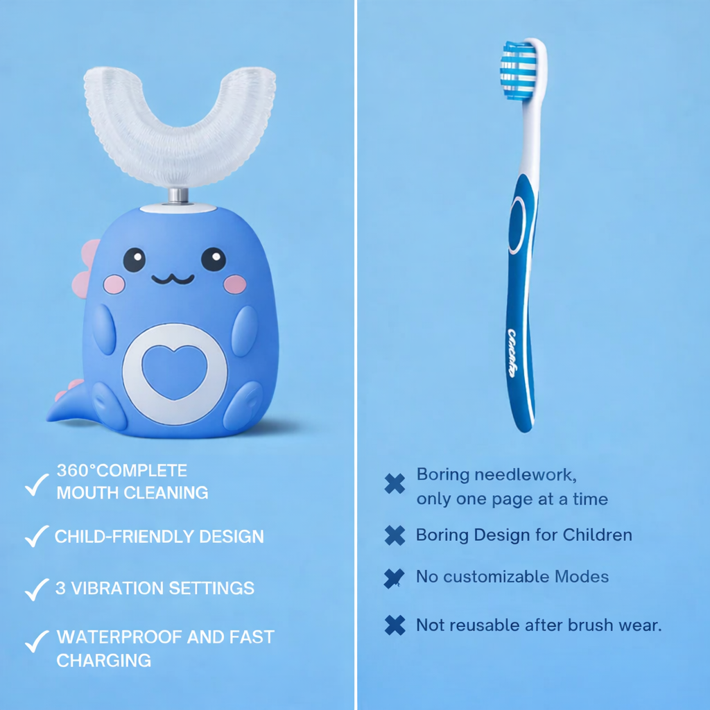 U-shaped Children's Electric Toothbrush