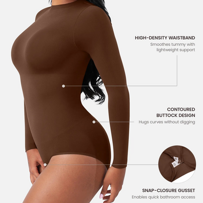 Seamless Ultra-Soft Crew Neck Bodysuit