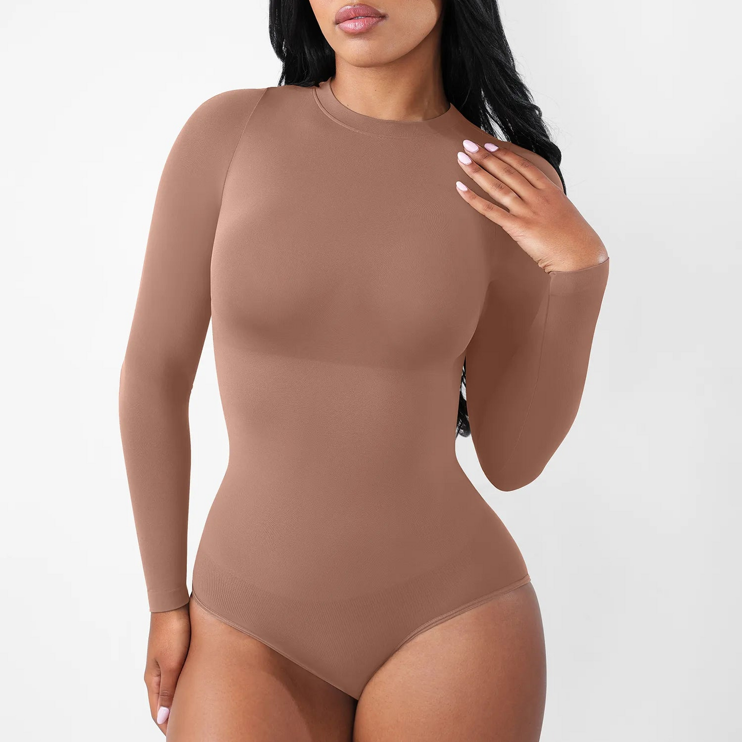 Seamless Ultra-Soft Crew Neck Bodysuit