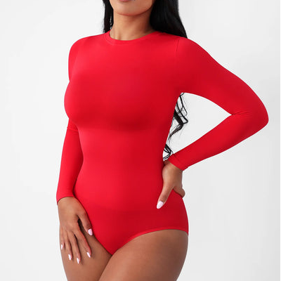 Seamless Ultra-Soft Crew Neck Bodysuit