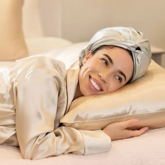 🔥Christmas Discount 50% Off🎄Silk Bonnet – 100% Mulberry Silk